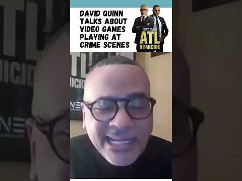 David Quinn Talks About Seeing Video Games Playing at Crime Scenes