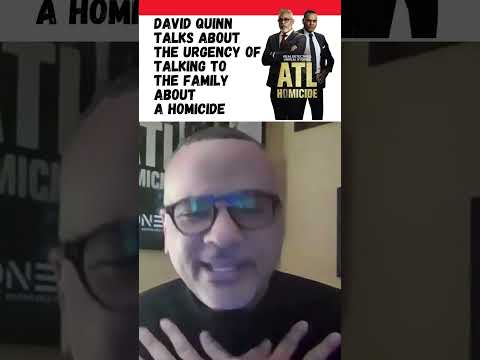 David Quinn Talks about Talking to the Family About a Homicide no matter what time it is...