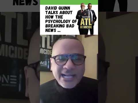 David Quinn Talks about the Psychology of Breaking Bad News to a Family