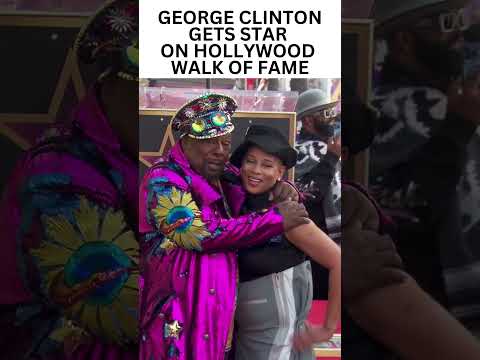 George Clinton Get Star on the Hollywood Walk of Fame Pt 5, #georgeclinton