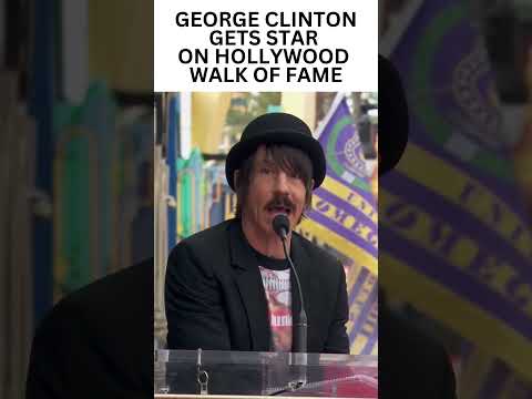 George Clinton Gets Star on the Hollywood Walk of Fame Pt 4, #georgeclinton