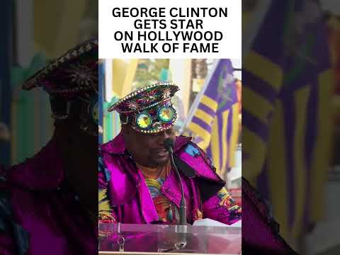 George Clinton Gets Star on the Hollywood Walk of Fame Pt 3 #georgeclinton
