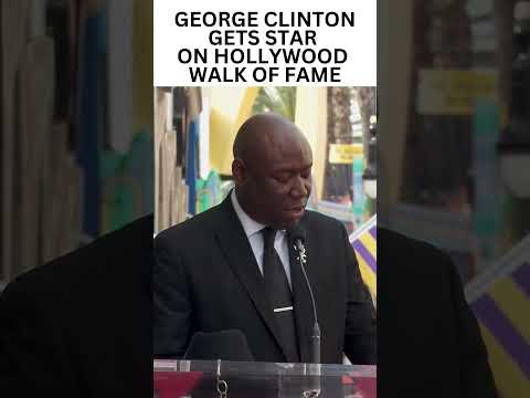 George Clinton Gets Star on Walk of Fame Pt 1 #georgeclinton