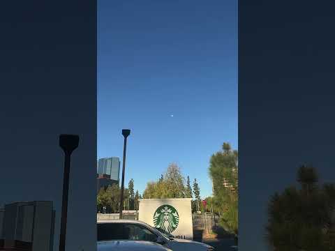 The moon meets the sun in LA