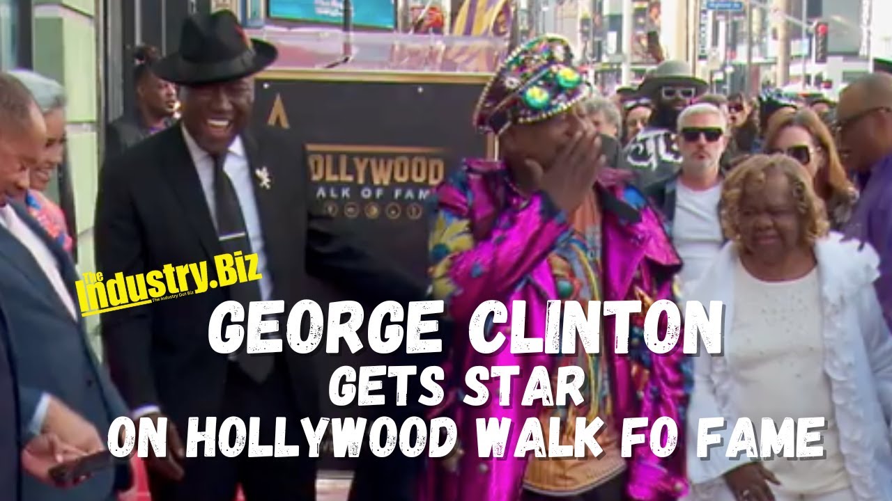 Walk of Fame Welcomes George Clinton: A Tribute to a Music Icon#hollywoodwalkoffame #georgeclinton
