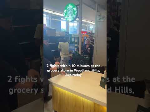 Worker Knocked Out at Grocery Store Woodland Hills, CA #shoplifting #homeless #mentalhealth
